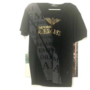 “ARMANI” black t-shirt,